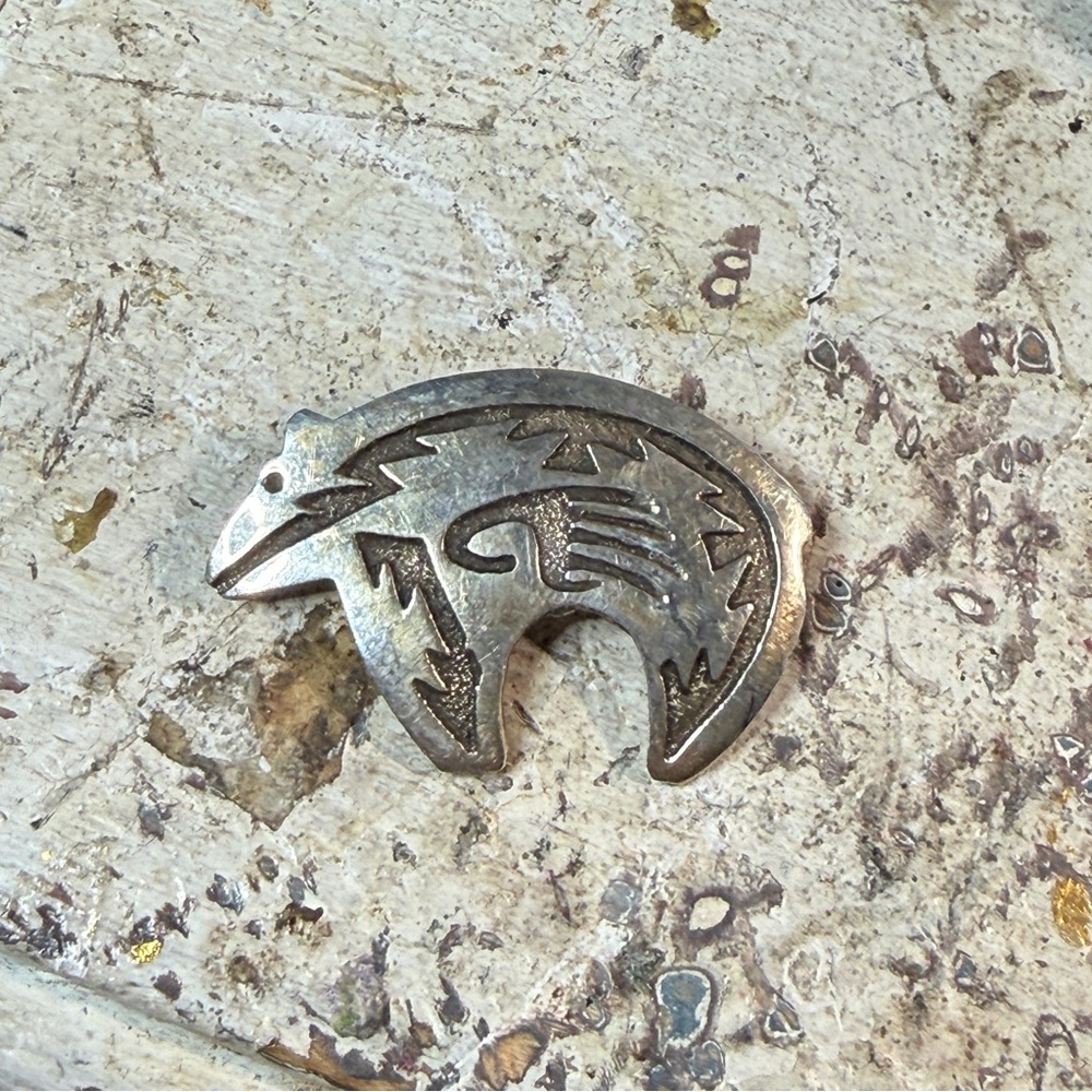 Silver Bear Pendant